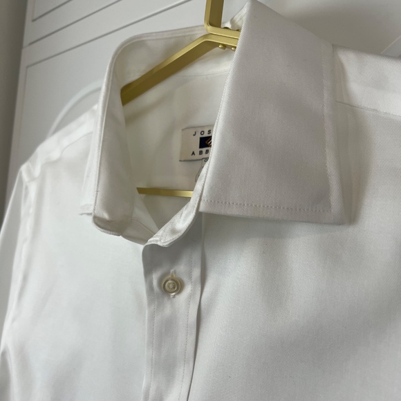 Joseph Abboud Men's White Button Up  Dress Shirt - Picture 5 of 11